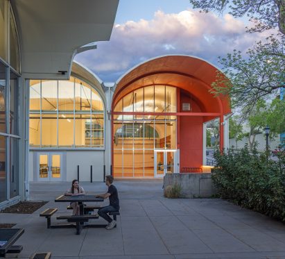 KVA vaulted concrete arts hub Colorado