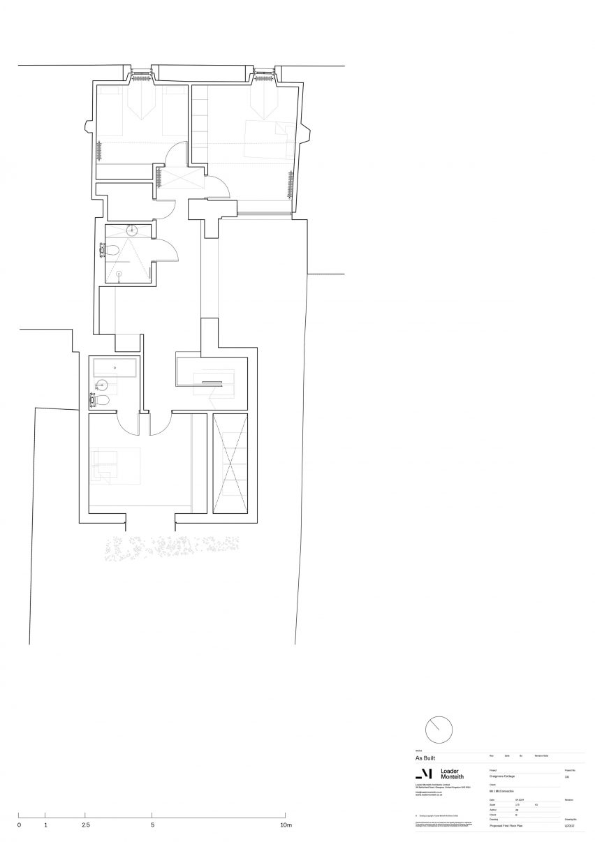 Plan of Hameart by Loader Monteith