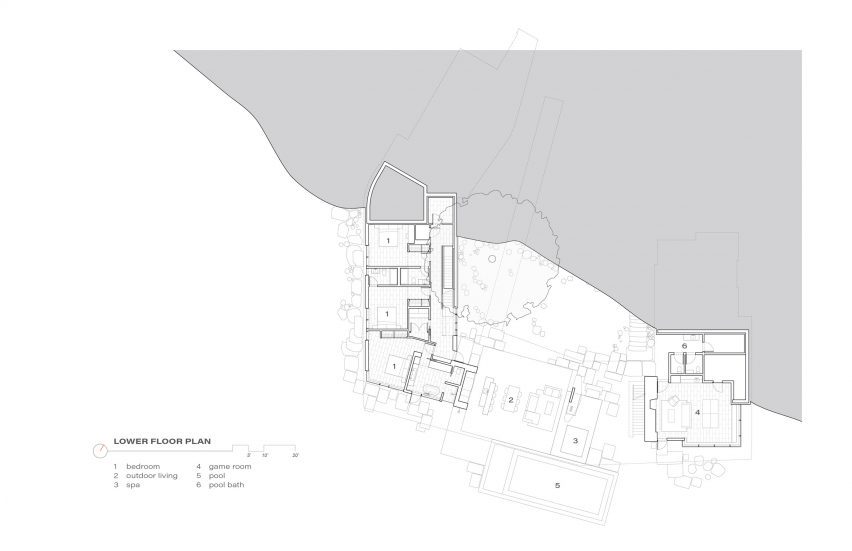Lower floor plan