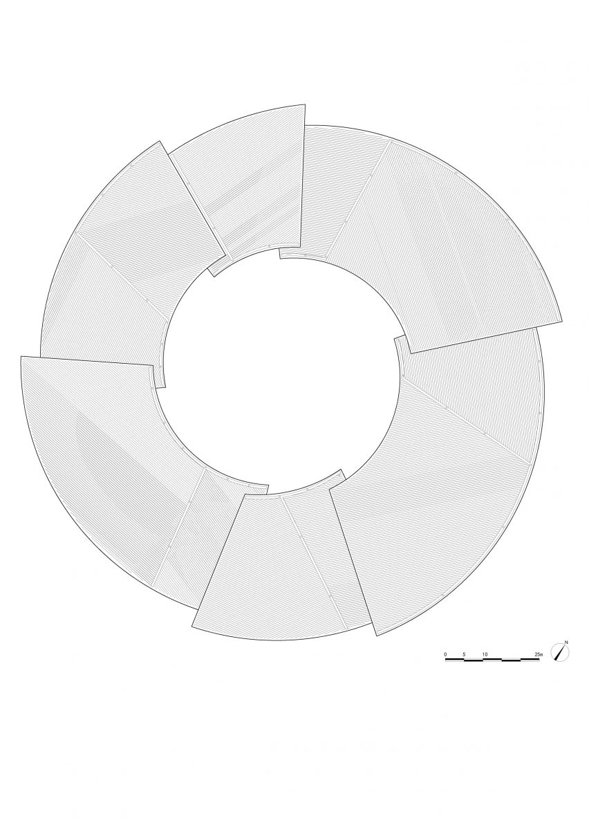 Plan of Maiji Mountain Visitor Centre