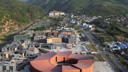 Maiji Mountain Visitor Centre by ZXD Architects and the Beijing Institute of Architecture and Design