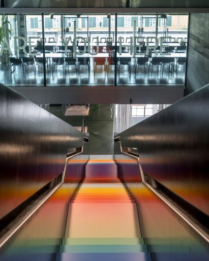 Rainbow staircase
