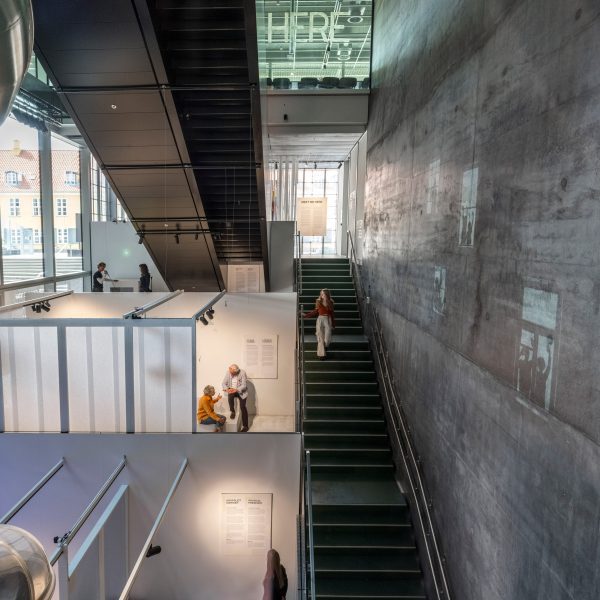 Staircase Gallery in Meet Me Here exhibition by Spacon at the Danish Architecture Center