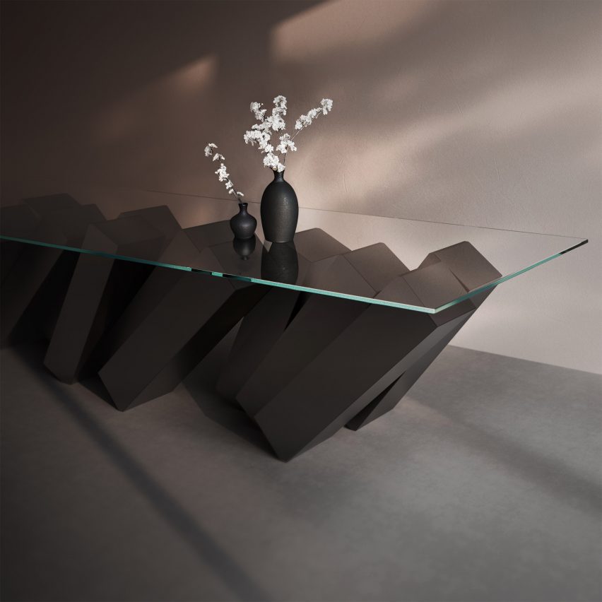 Megalith table by Duffy London