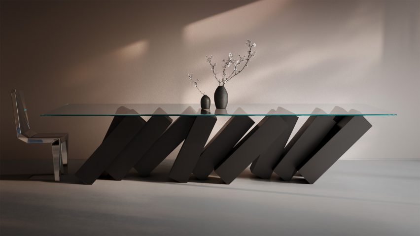 Megalith table by Duffy London