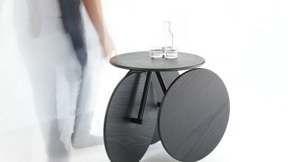 Mike and Maaike rolling bar cart