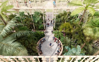 Interior of Palm House after renovation