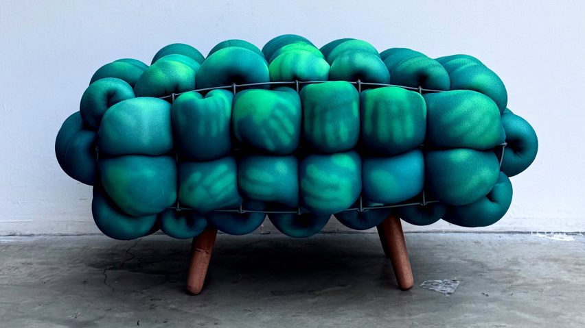 Pangolin bench by Jacob Walls