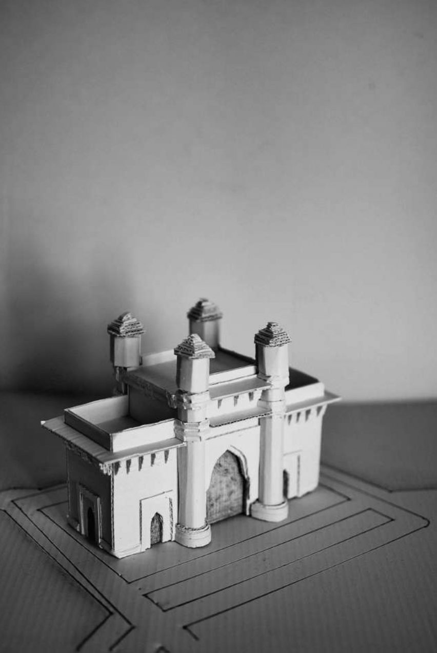 a black and white photograph of a building