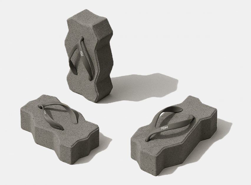 Paving Flip flops