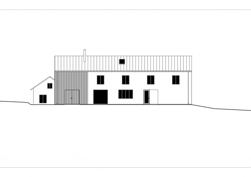 Elevation of House Hökarn by Per Bornstein