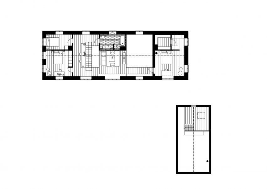 Plan of House Hökarn by Per Bornstein