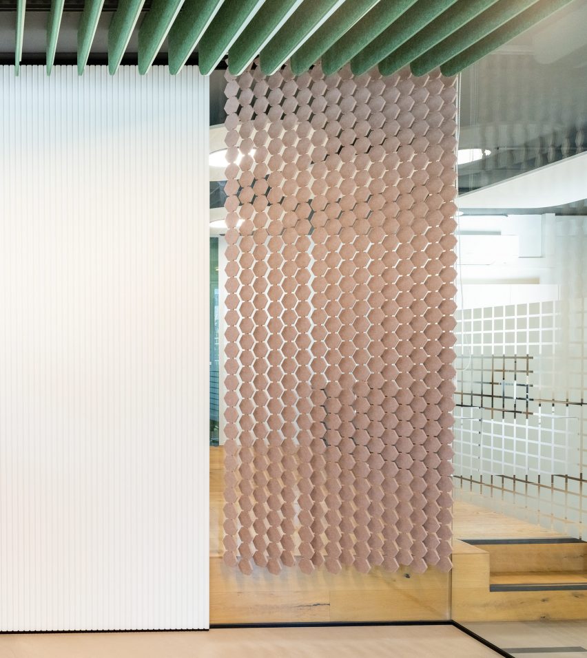 Pixels room divider by Rafa Ortega for Impact Acoustics