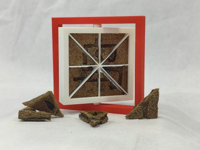 a photograph of a toy made from sunflower seeds