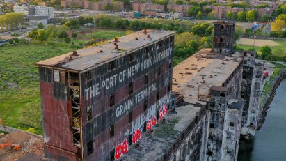 Red Hook Grain Terminal in Brooklyn
