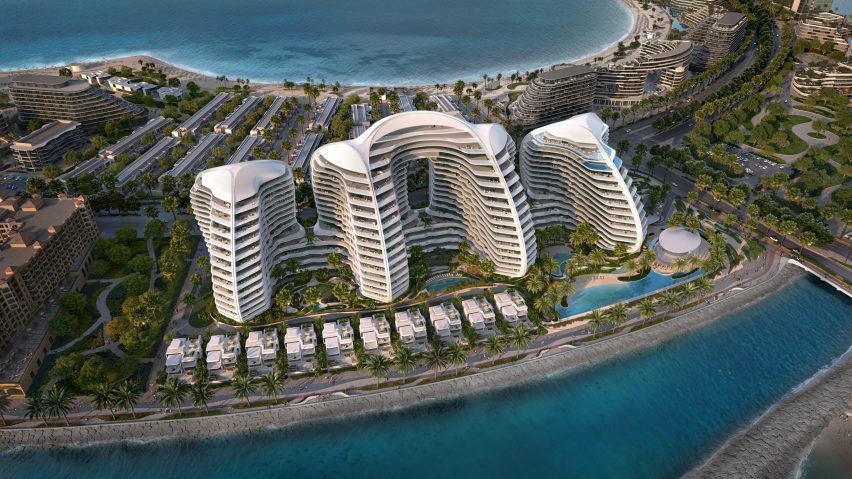 Oystra development sen from above
