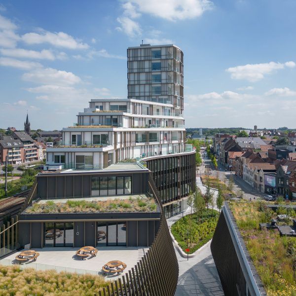 Roelevard development in Roeselare, Belgium, by Snøhetta