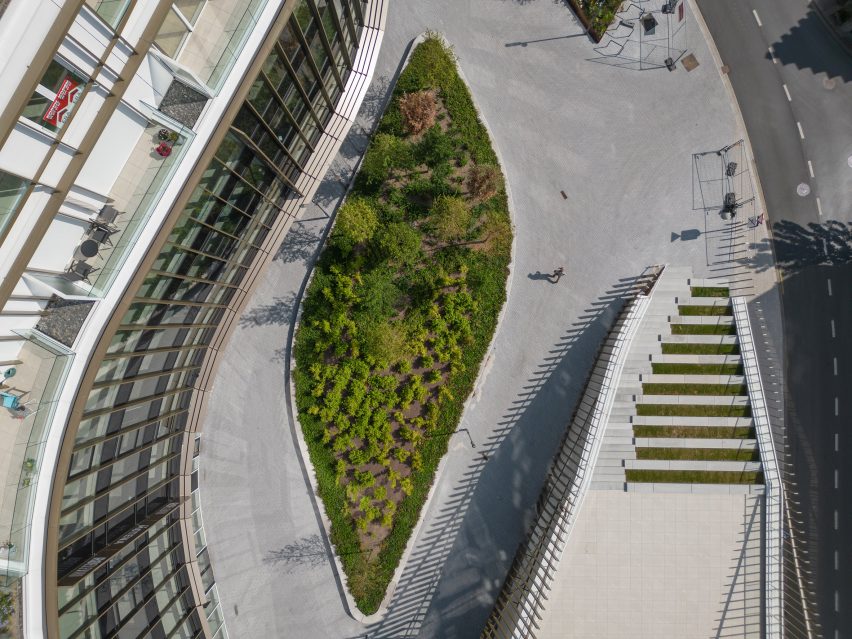 Roelevard development in Roeselare, Belgium, by Snøhetta and B2Ai