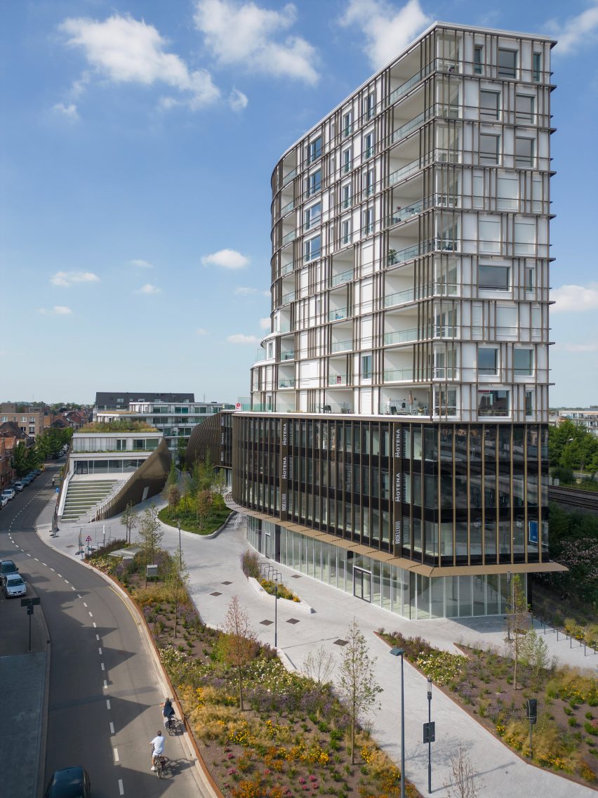Roelevard development in Roeselare, Belgium, by Snøhetta