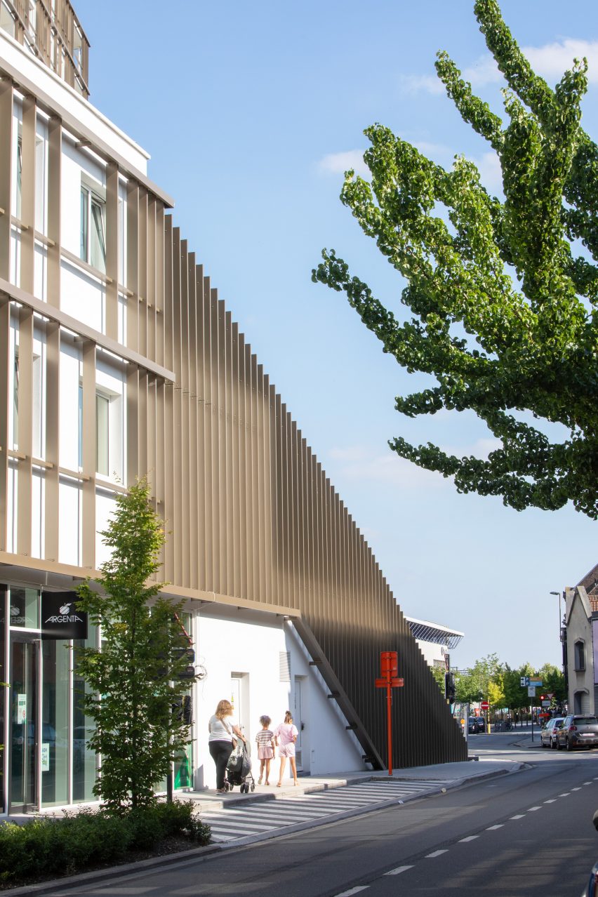 Roelevard development in Roeselare, Belgium, by Snøhetta and B2Ai