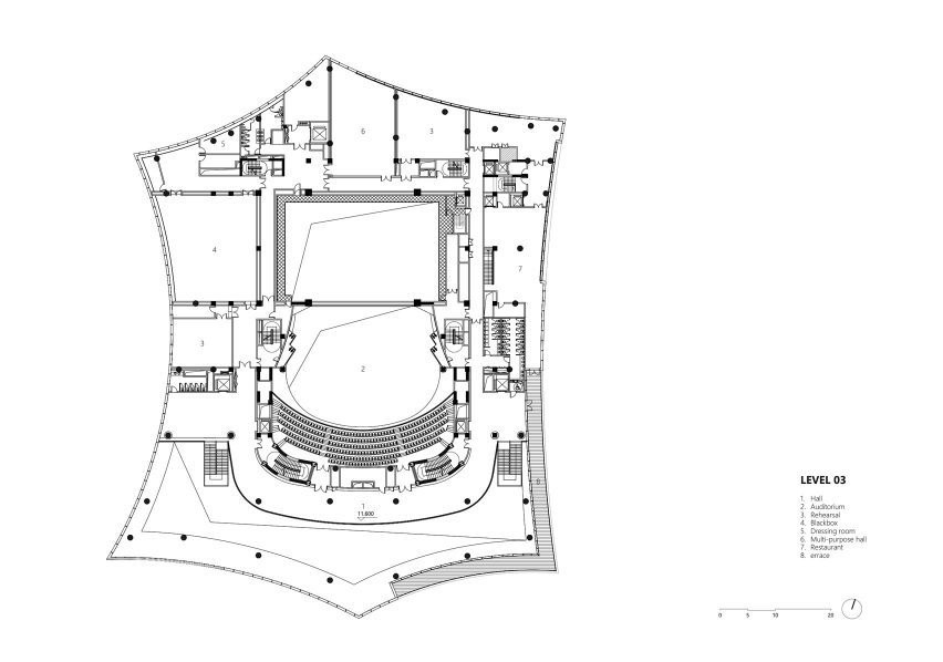 West Bund Grand Theatre third floor plan