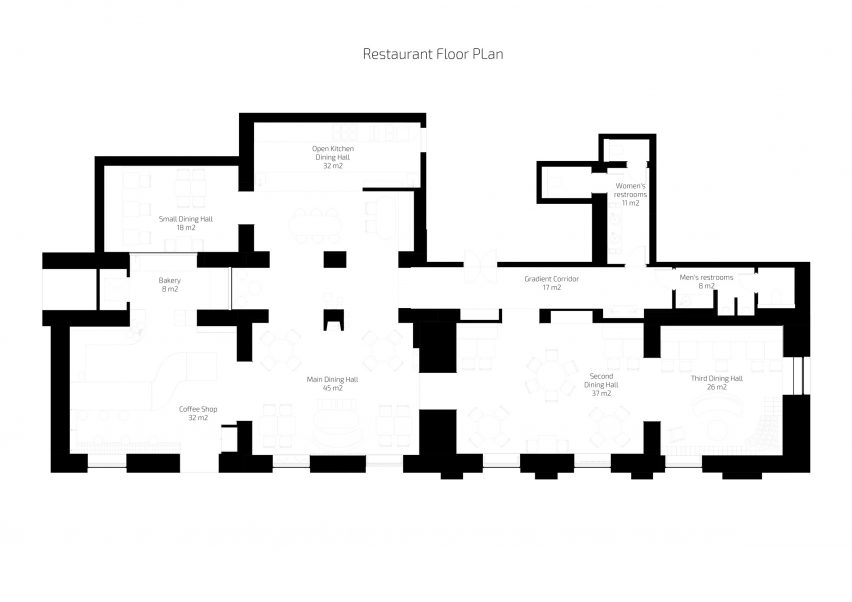 Drawings plans for Six Coffee Wine Kazakhstan