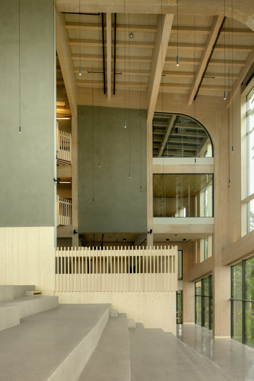 Amphitheatre in Swedish community centre