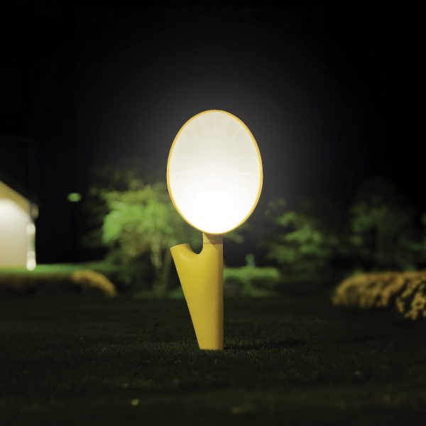 Soil-powered light