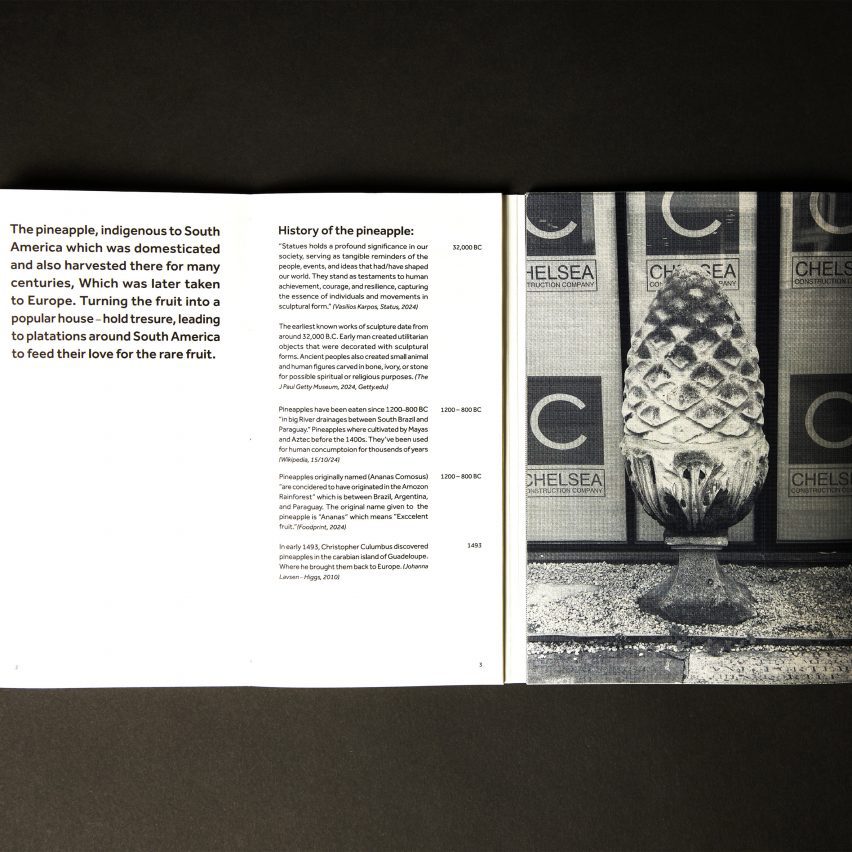 a photograph of a printed book in tones of black and grey