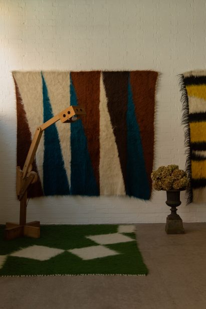 View of rugs at Spazio Leone