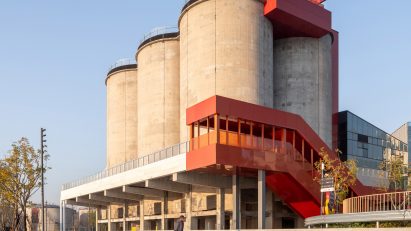 Silo transformation at Gate M West Bund Dream Center by MVRDV