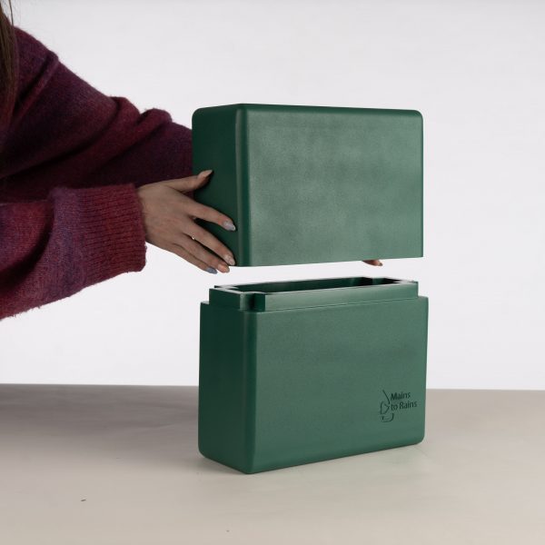 Mains to Rains retrofit water harvesting kit by Hope Underwood from Northumbria University