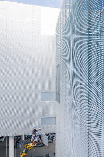 Taichung Green Museumbrary by SANAA under construction