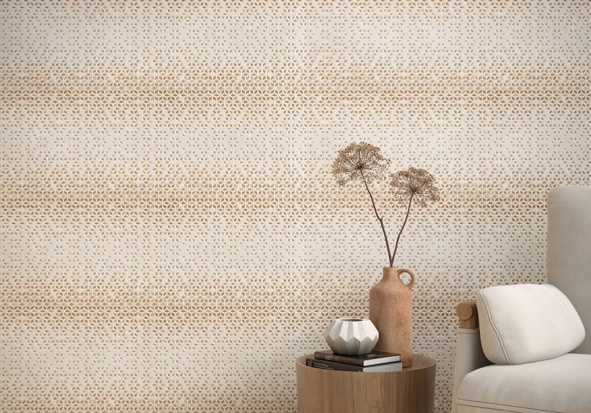 Terracotta collection tiles by Keraben