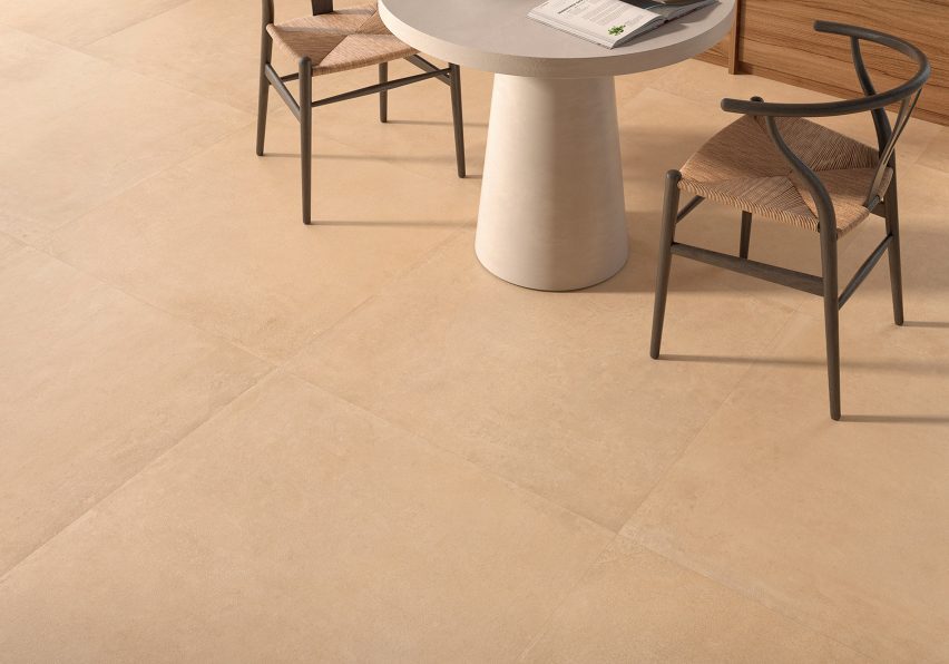 Terracotta collection tiles by Keraben