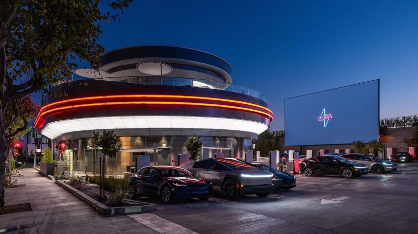 Tesla diner in West Hollywood
