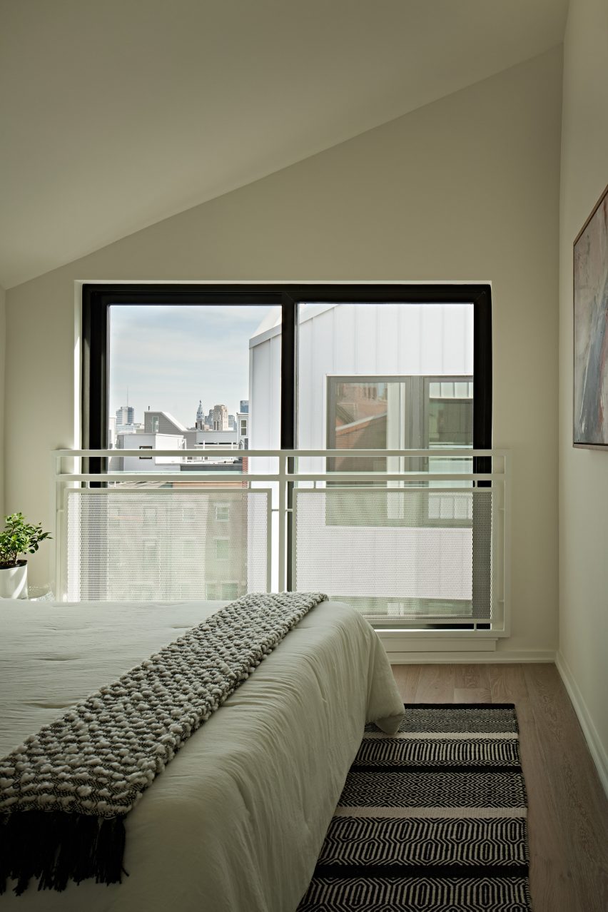 Interior of apartment building