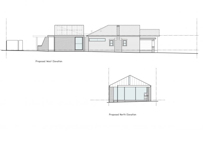 Elevation of Thornbury House by Healy Ryan Architects