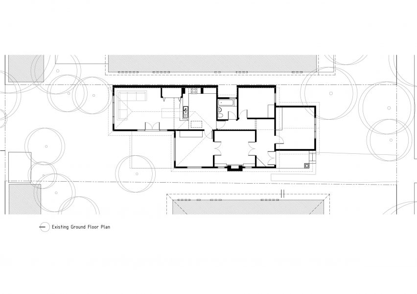 Plan of Thornbury House by Healy Ryan Architects