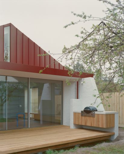 Rear view of Thornbury House in Melbourne