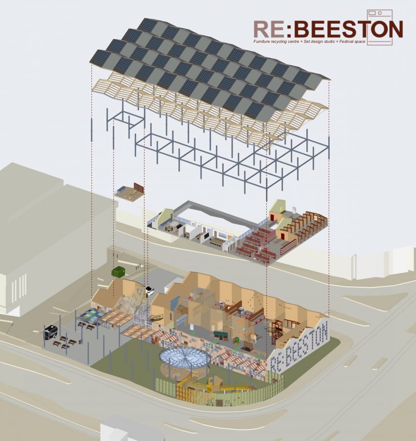 a diagram of a a building design