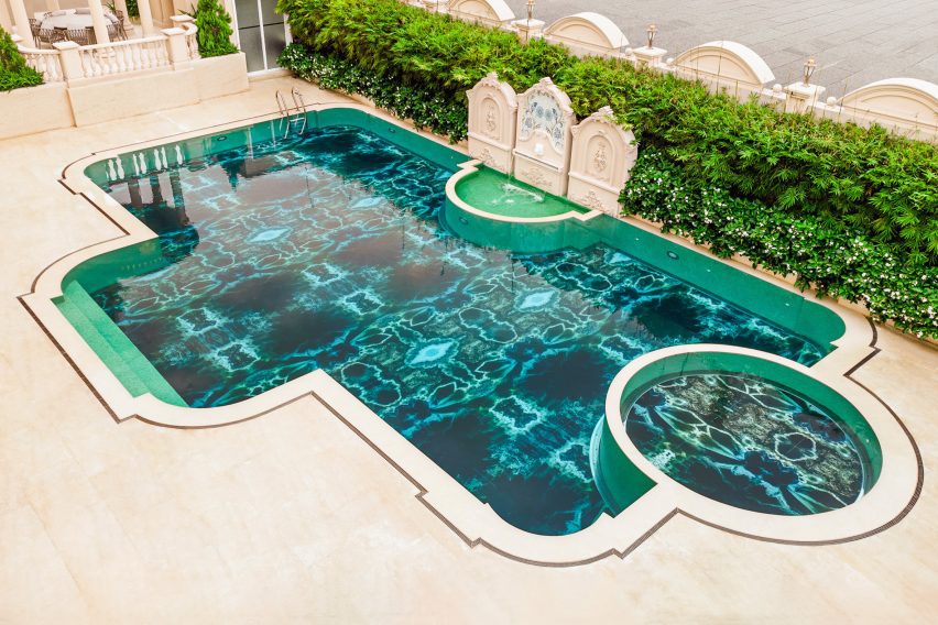 Vetrite glass swimming pool