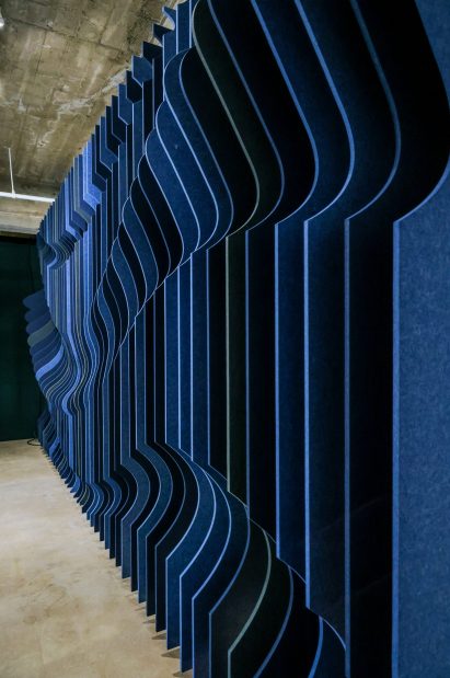 Wave of Change installation by Autex Acoustics