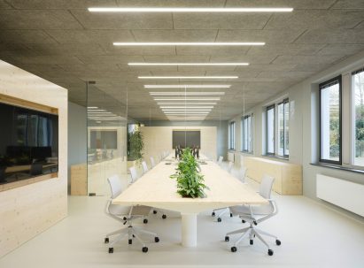 Main workspace in Zeller & Moye-designer office