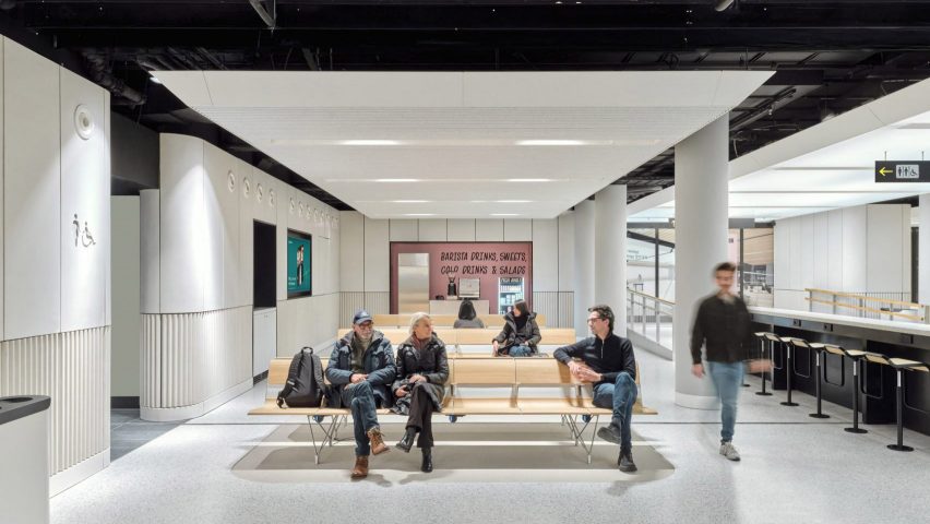 Interior of Amsterdam Eurostar terminal