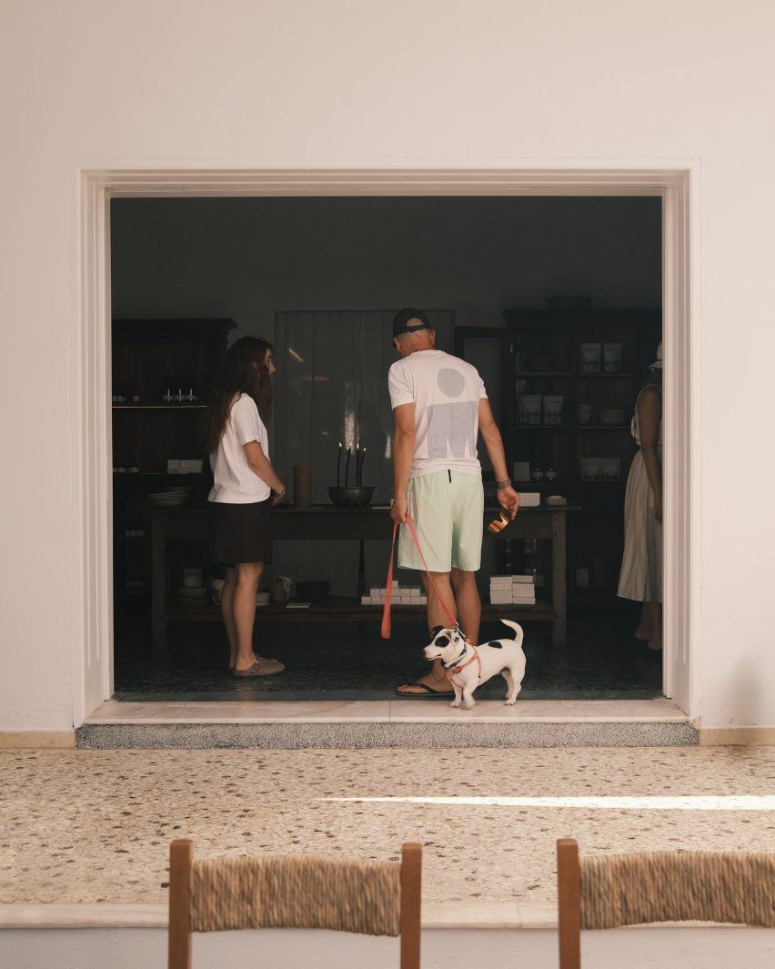 10AM Apotheke in Antiparos, Greece designed by Studio Andrew Trotter and Eva Papadaki