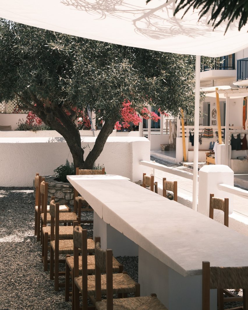 10AM Apotheke in Antiparos, Greece designed by Studio Andrew Trotter and Eva Papadaki