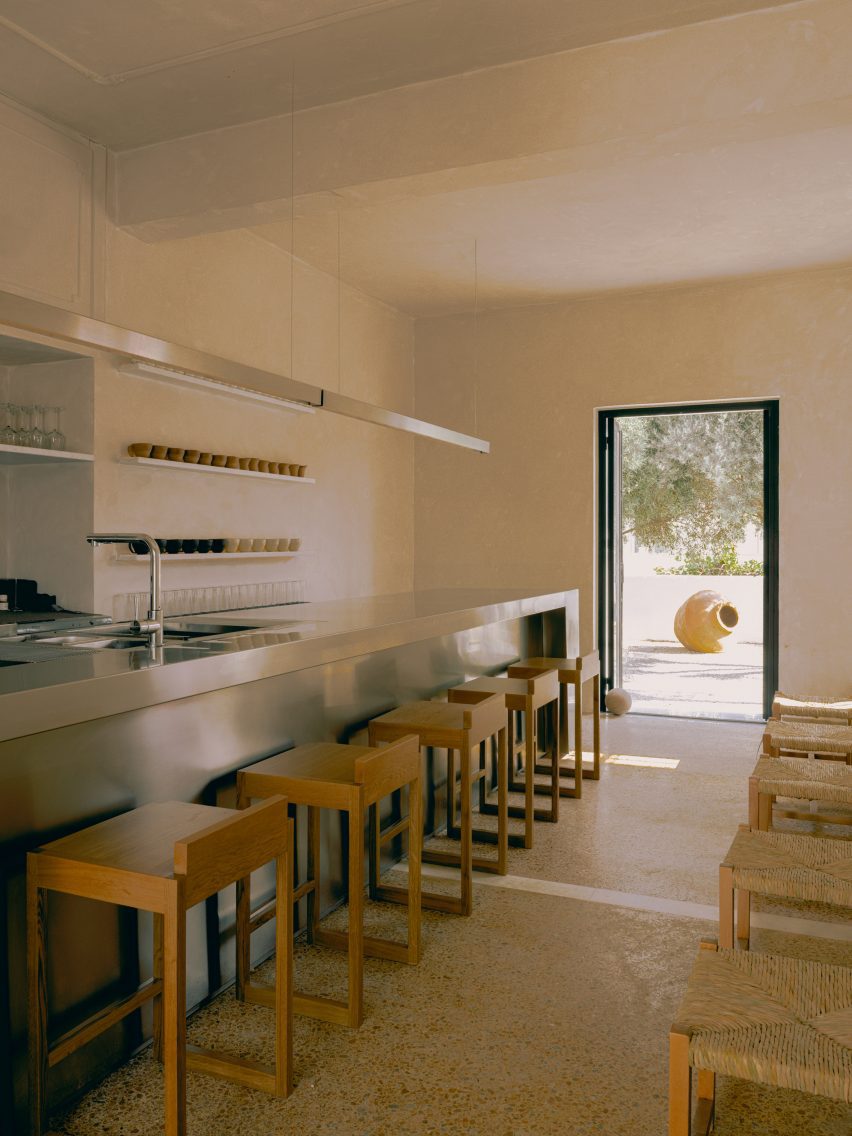 10AM Apotheke in Antiparos, Greece designed by Studio Andrew Trotter and Eva Papadaki