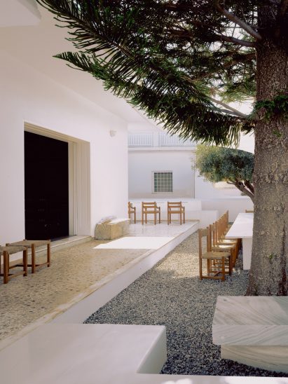 10AM Apotheke in Antiparos, Greece designed by Studio Andrew Trotter and Eva Papadaki
