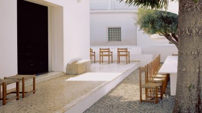 10AM Apotheke in Antiparos, Greece designed by Studio Andrew Trotter and Eva Papadaki